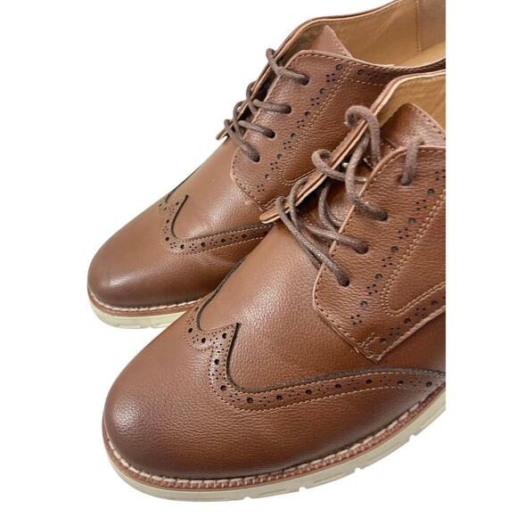 Nautica Wing deck Pebbled Oxford  Shoes men Sz 12 Relaxed Work Attire versatile - Picture 9 of 15